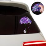 Forget Me Not Elephant Car Decal for Alzheimer's support
