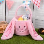 Personalized Easter Bunny Basket – Custom Name Lop-Eared Tote For Candy, Eggs & Gifts (For Kids, Family & Friends) - Image 2