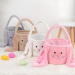 Personalized Easter Bunny Basket – Custom Name Lop-Eared Tote For Candy, Eggs & Gifts (For Kids, Family & Friends) - Image 7