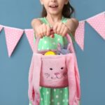 Personalized Easter Bunny Basket – Custom Name Lop-Eared Tote For Candy, Eggs & Gifts (For Kids, Family & Friends) - Image 8