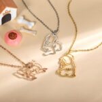 Carry Their Spirit Close – Custom Dog Silhouette Necklace with Name – For Cherished Pet Lovers and Memorial Moments - Image 6