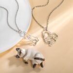 Carry Their Spirit Close – Custom Dog Silhouette Necklace with Name – For Cherished Pet Lovers and Memorial Moments - Image 7