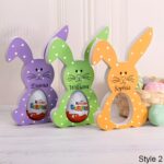 Delight Kids’ Easter Baskets with a Personalized Bunny Egg Holder – Adorable Festive Decoration in 6 Cheerful Colors - Image 3