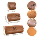 Carry His Time with Care – Custom Leather Travel Watch Box – For Dad, Him, and Groomsmen on Special Days - Image 9
