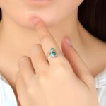 Embrace Eternal Bonds – Custom Double Heart Birthstone Ring – A Cherished Treasure for Mom, Grandma, and Daughter - Image 6