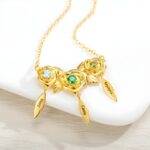Embrace Your Loved Ones – Custom Rose & Birthstone Necklace – A Cherished Keepsake for Mom, Grandma, or Wife - Image 3