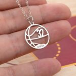 Celebrate the Game Within – Custom Basketball Name & Number Necklace – For Players and Sports Devotees - Image 5