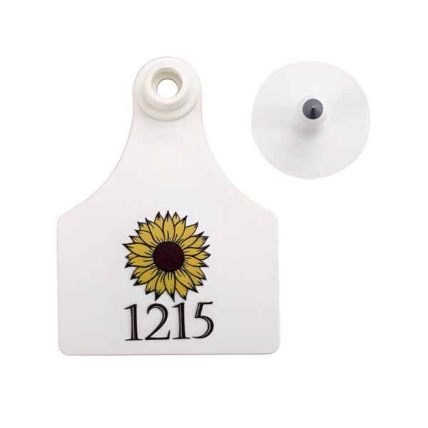 Custom livestock ear tag for cherished cattle