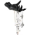 Embrace the Dark Elegance – Gothic Demon Hand Wall Sculpture & Jewelry Holder – For Spooky Souls and Mystical Spaces - Image 2