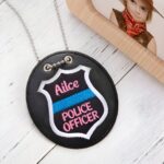 Dreams of Bravery – Custom Junior Police Officer Badge Necklace – For Little Heroes - Image 5