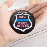Dreams of Bravery – Custom Junior Police Officer Badge Necklace – For Little Heroes - Image 6