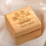 Hold Their Memory Close – Custom Wooden Pet Ashes Box – A Tender Tribute for Cherished Companions - Image 7
