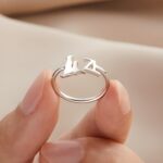 Carry Their Love Forever – Custom Pet Initial Ring – A Tender Tribute for Cherished Companions - Image 3