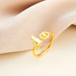 Carry Their Love Forever – Custom Pet Initial Ring – A Tender Tribute for Cherished Companions - Image 5