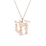 Carry Your Loved Ones Close – Custom Multiple Names Family Necklace – A Heartfelt Treasure for Her - Image 3