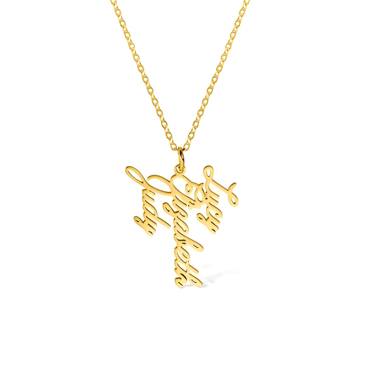 Custom multiple names family necklace for loved ones