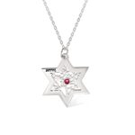 Embrace Heritage and Love – Custom Tree of Life Star of David Necklace – A Cherished Keepsake for Mom, Wife, or Grandma - Image 3