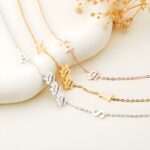 Carry Their Paw Close – Custom Dog Paw Print Necklace with Sideway Name – For Cherished Dog Moms & Pet Lovers - Image 2