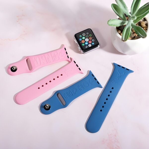 Custom dance silicone watch band for passionate dancers