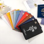 Carry Your Story in Bloom – Birth Flower Leather Passport Holder & Luggage Tag – For the Wanderlust Woman - Image 2