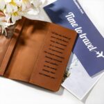 Carry Your Story in Bloom – Birth Flower Leather Passport Holder & Luggage Tag – For the Wanderlust Woman - Image 3