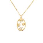 Embrace Your Story – Engraved Birth Flower Necklace – A Cherished Treasure for Her Special Moments - Image 10