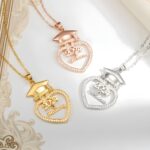 Celebrate New Horizons – Custom Graduation Necklace with Heart & Cap Charm – For Your Daughter or Sister's Special Day - Image 2