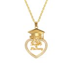 Celebrate New Horizons – Custom Graduation Necklace with Heart & Cap Charm – For Your Daughter or Sister's Special Day - Image 10