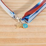 Carry Love Close – Custom Birthflower Water Bottle Handle with Initial Pendant for Her - Image 2