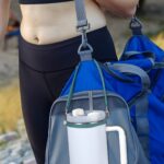 Carry Love Close – Custom Birthflower Water Bottle Handle with Initial Pendant for Her - Image 4