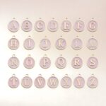 Carry Love Close – Custom Birthflower Water Bottle Handle with Initial Pendant for Her - Image 8