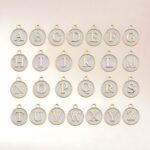 Carry Love Close – Custom Birthflower Water Bottle Handle with Initial Pendant for Her - Image 9