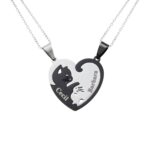 Embrace Sisterhood & Friendship – Custom Cat Necklace Duo – For Best Friends and Cat Lovers Alike - Image 6