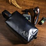 Carry His Story – Monogrammed Leather Dopp Kit – For the Man Who Values Timeless Care - Image 4