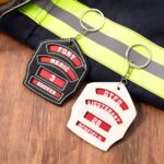 Carry Courage Close – Custom Firefighter Helmet Keychain – A Tribute for Heroes and Their Loved Ones - Image 3