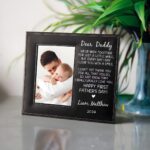 Celebrate the First Bond – Custom Photo Frame for New Dads – A Cherished Keepsake for His Special Day - Image 2