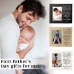 Celebrate the First Bond – Custom Photo Frame for New Dads – A Cherished Keepsake for His Special Day - Image 5