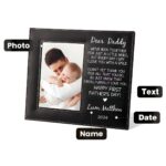 Celebrate the First Bond – Custom Photo Frame for New Dads – A Cherished Keepsake for His Special Day - Image 8
