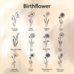 Carry Your Story – Birth Flower Leather Wallet – A Cherished Keepsake for Her Special Day - Image 13