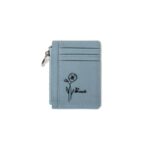 Carry Your Story – Birth Flower Leather Wallet – A Cherished Keepsake for Her Special Day - Image 7