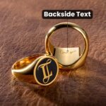 Embrace Your Story – Stacked Initials Signet Ring – A Timeless Treasure for Him & Her - Image 9