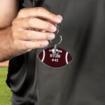 Carry the Game Close – Custom Football Keychain Duo – For Players and Fans Who Treasure Every Play - Image 4
