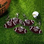 Carry the Game Close – Custom Football Keychain Duo – For Players and Fans Who Treasure Every Play - Image 5