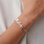 Embrace the Spirit of the West – Custom Name Cowboy Hat Bracelet with Birthstone – For the Cowboy or Cowgirl in Your Heart - Image 5