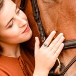 Embrace Luck and Love – Heart Birthstone Horseshoe Ring – For Moms, Daughters & Horse Enthusiasts - Image 7