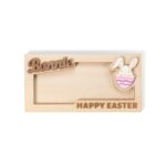 Personalized Easter Bunny Money Holder – Wooden Basket Stuffer & Decor For Kids, Teens & Family - Image 7