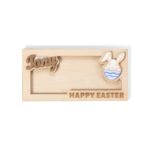 Personalized Easter Bunny Money Holder – Wooden Basket Stuffer & Decor For Kids, Teens & Family - Image 9