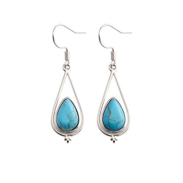vintage turquoise teardrop earrings for cherished moments