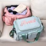 Embrace Every Journey – Custom Name Weekender Duffle Bag – For Her Special Getaways and New Beginnings - Image 3