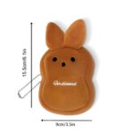 Personalized Easter Bunny Coin Wallet – Multicolor Cartoon Keychain Purse For Kids, Grandkids & Easter Gifts - Image 7